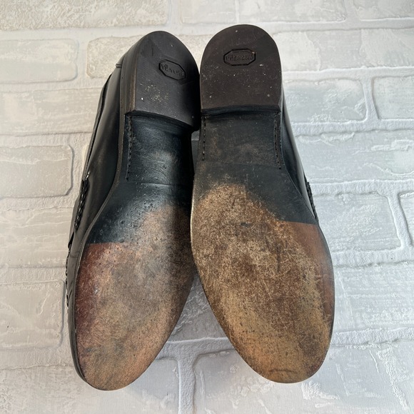Allen Edmonds Walden Penny Loafers Mens 10.5 B Black Leather‎ Dress Shoes 42470 main image 13